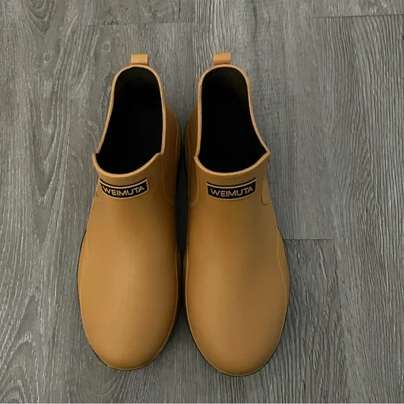 Weimuta Women’s Rain Boots, Dark Yellow, Size 11 - Picture 5 of 5
